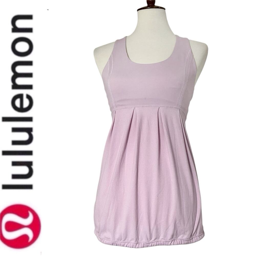 Lululemon Women's Power Dance‎ Tank Heathered Rose Quartz Rose Quartz Size 4